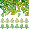 100Pcs 2 Styles Transparent Glass Beads GLAA-SC0002-28-1