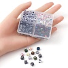 160Pcs 4 Styles Craft Acrylic Beads MACR-YW0002-74-3