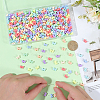 500Pcs Opaque Acrylic Beads SACR-PA0001-21B-3