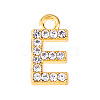 Golden Tone Alloy Rhinestone Pendants PW-WGCC773-05-1