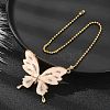 Butterfly Alloy Rhinestone Ceiling Fan Pull Chain Extenders FIND-JF00115-06-2