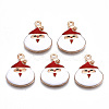 Alloy Enamel Pendants X-ENAM-Q442-040-RS-1