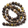 Natural Cherry Blossom Jasper Beads Strands G-C079-A02-02-3