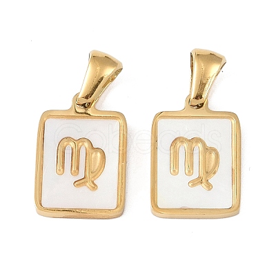 Constellations Natural White Shell Pendants STAS-M338-01L-G-1