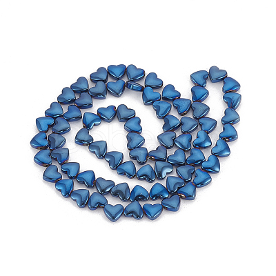 Electroplate Non-magnetic Synthetic Hematite Beads Strands G-T061-101B-1