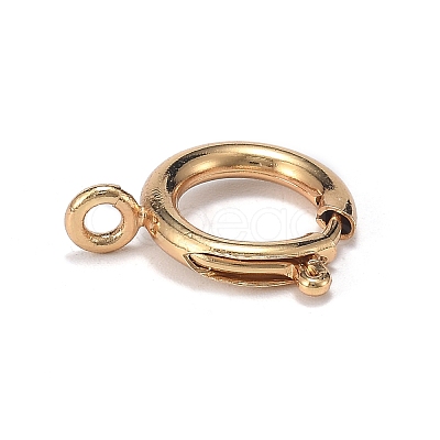 Brass Spring Ring Clasps ZIRC-F120-014G-1