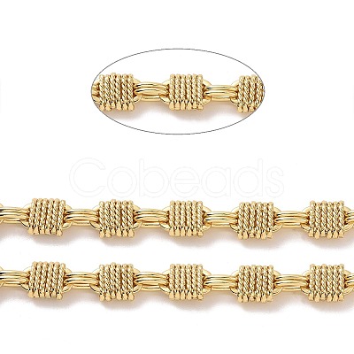 Brass Oval & Rectangle Link Chains CHC-K013-13G-1