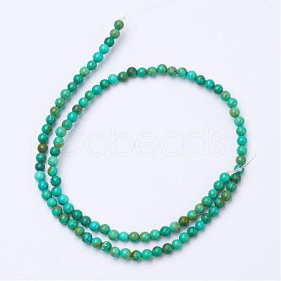 Natural Magnesite Bead Strands G-P286-13-4mm-1