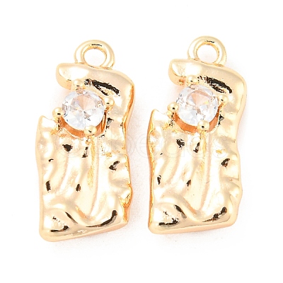 Brass Pendants KK-E090-13G-1