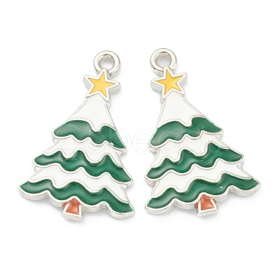Alloy Enamel Pendants ENAM-J649-18P-1