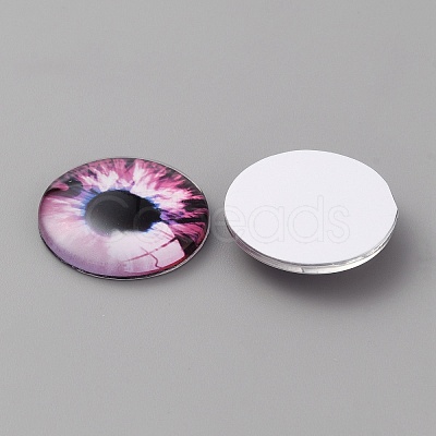 Glass Cabochons GLAA-WH0033-75G-09-1