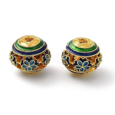 Alloy Enamel Beads ENAM-B001-08L-02-1
