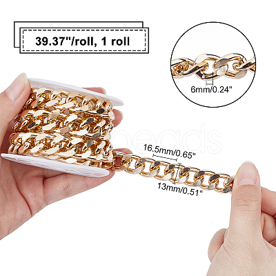 CHGCRAFT 1m Aluminum Curb Chain CHA-CA0001-07-1