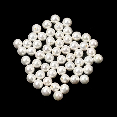 Electroplated Shell Pearl Beads BSHE-B008-05A-6mm-1