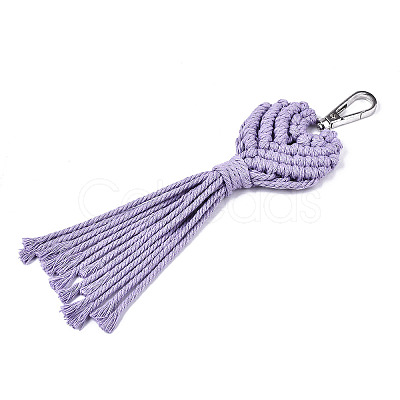 Polycotton(Polyester Cotton) Tassel Big Pendants Decorations FIND-R088-05-1