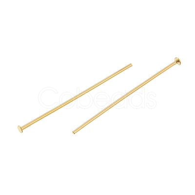 Brass Flat Head Pins KK-H502-01D-G-1