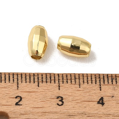 Rack Plating Brass Beads KK-K373-05G-1