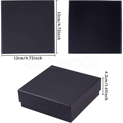 Kraft Paper Jewelry Boxes CON-BC0005-90-1
