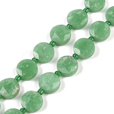 Natural Green Jade Beads Strands G-C116-A12-01-1