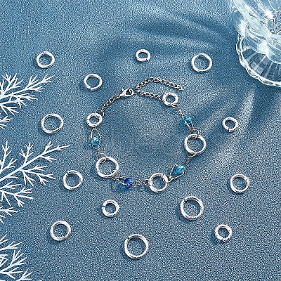 36Pcs 3 Style 304 Stainless Steel Open Jump Rings STAS-UN0027-84-1