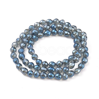 Electroplate Glass Beads Strands EGLA-L018-A-FR03-1