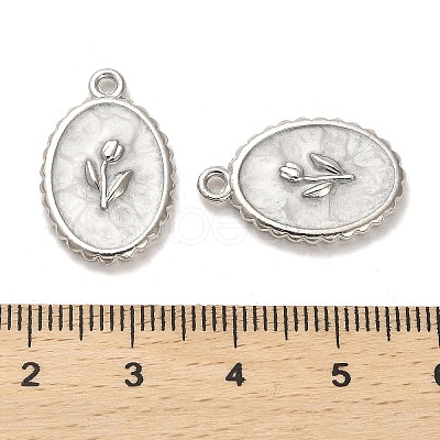 Alloy Enamel Pendants ENAM-R145-05P-1