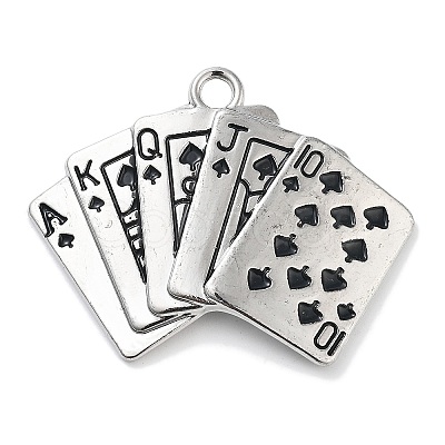Alloy Enamel Pendants ENAM-S020-02-1