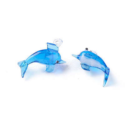 Handmade Lampwork Pendants LAMP-L075-085-1
