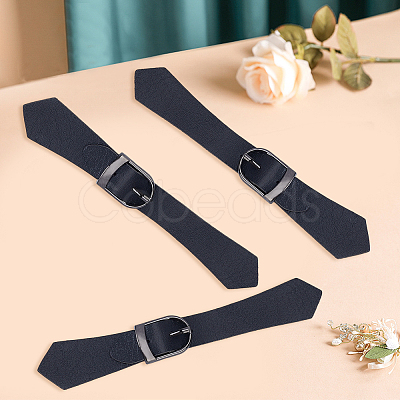 6 Sets PU Leather Toggle Buckles FIND-CL0002-15A-1