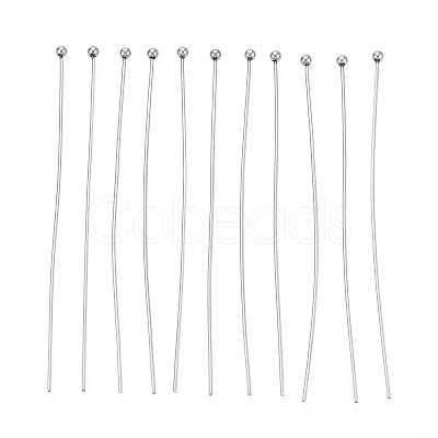 304 Stainless Steel Head Pins STAS-T065-60mm-20P-1