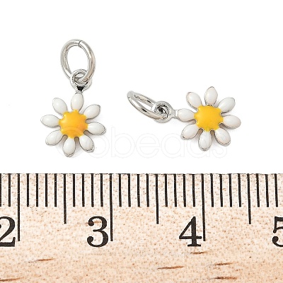 Brass Enamel Charms KK-C110-16B-02P-1
