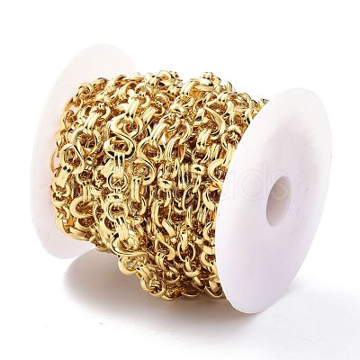 Brass Figaro Chain CHC-D028-17G-1