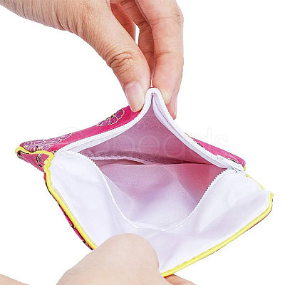 Embroidery Damask Cloth Pouches Set ABAG-NB0001-14-1