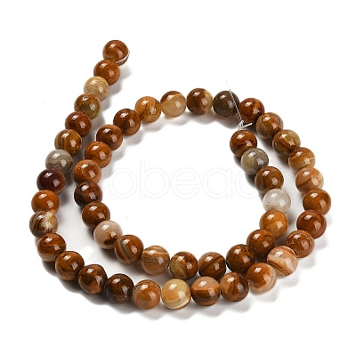 Natural Wood Lace Stone Beads Strands G-B128-A04-03-1