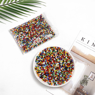 (Repacking Service Available) Glass Seed Beads SEED-C019-4mm-51-1
