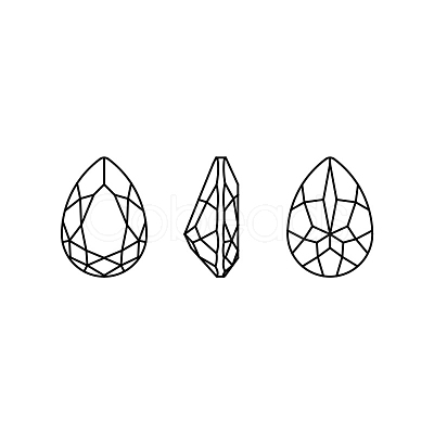 Preciosa® MAXIMA Crystal Fancy Stones Y-PRC-FE14-60010-1