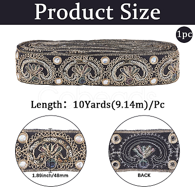 Ethnic Style Polyester Ribbon for Sewing Decoration OCOR-WH20007-26D-1