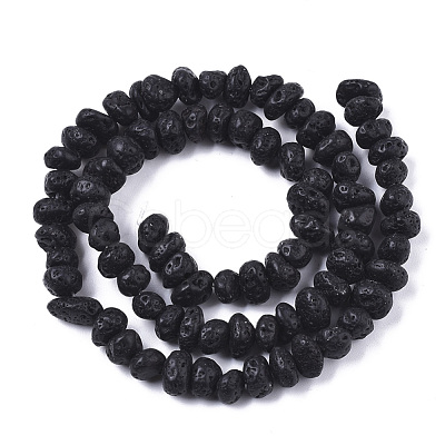 Luster Natural Lava Rock Beads Strands G-S352-27-1