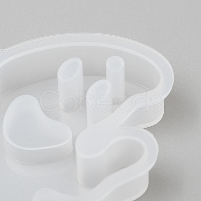 Halloween DIY Ghost Pendant Silicone Statue Molds DIY-P006-44-1