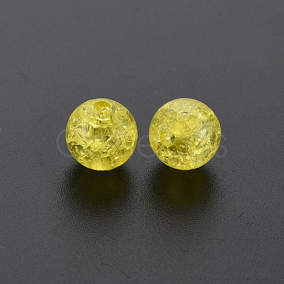 Transparent Crackle Acrylic Beads LS-MACR-S373-66C-N16-1