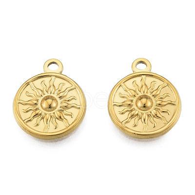 Ion Plating(IP) 201 Stainless Steel Pendants STAS-N098-223LG-1