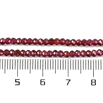 Natural Garnet Beads Strands G-F770-D02-02-1