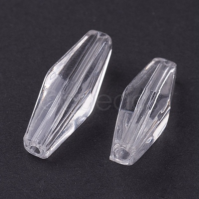 Transparent Acrylic Beads PC264Y-1