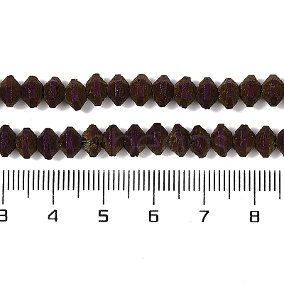 Electroplated Natural Lava Rock Beads Strands G-A234-F02-01F-1
