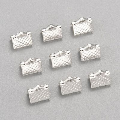 Iron Ribbon Crimp Ends E004Y-S-01-1