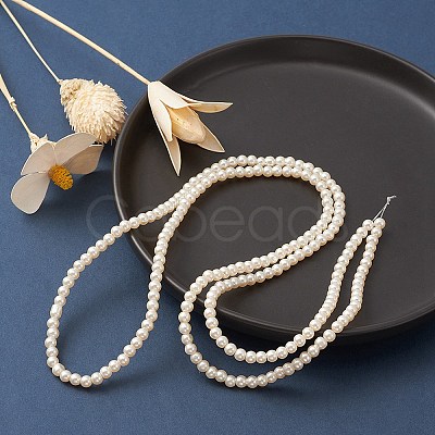 Glass Pearl Beads Strands HY-YW0001-07-1