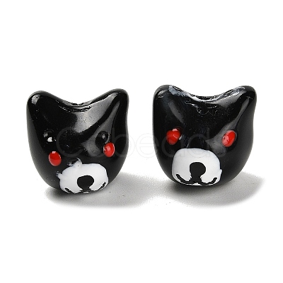 Baking Paint Glass Beads LAMP-I028-02A-1