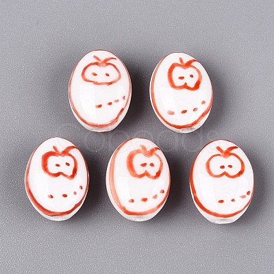 Handmade Porcelain Beads PORC-N012-14D-02-1