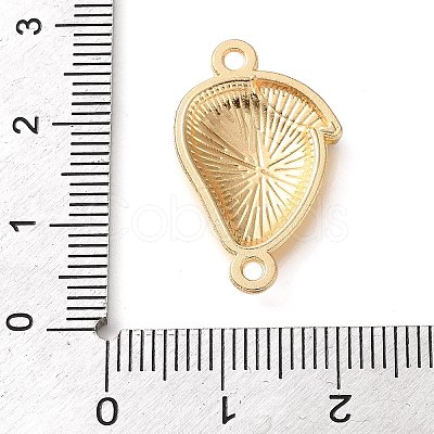 Fruit Theme Alloy Enamel Connector Charms AL-CBA95F4-01KCG-07-1