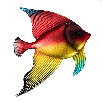 Iron Fish Hanging Wall Decorations AJEW-XCP0001-48-1